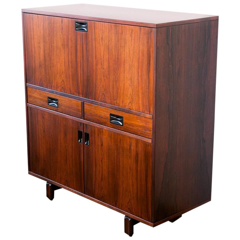 Italian Rosewood Credenza with Bar by 'Stildomus', 1960s