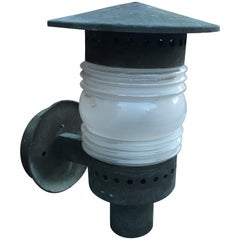 Outdoor Lamp Art Deco Period, Attributed to Jean Perzel, circa 1930