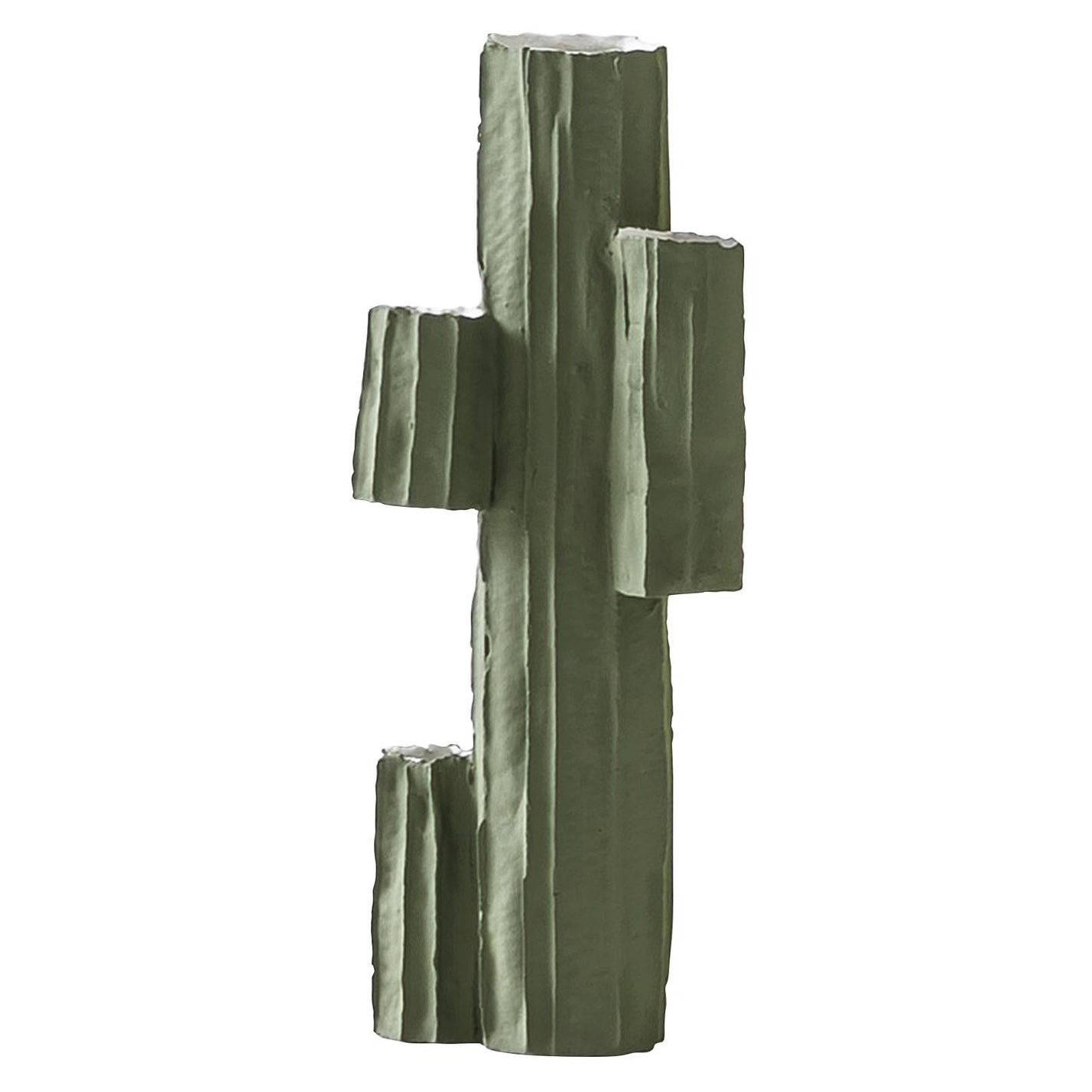 Contemporary Ceramic Cactus Vase #3 Farbig im Angebot
