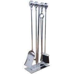Mid-Century Modern Fireplace Tools and Chimney Pots