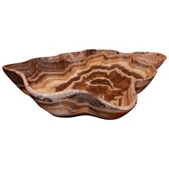 Monumental Artisan Crafted Onyx Bowl or Vessel