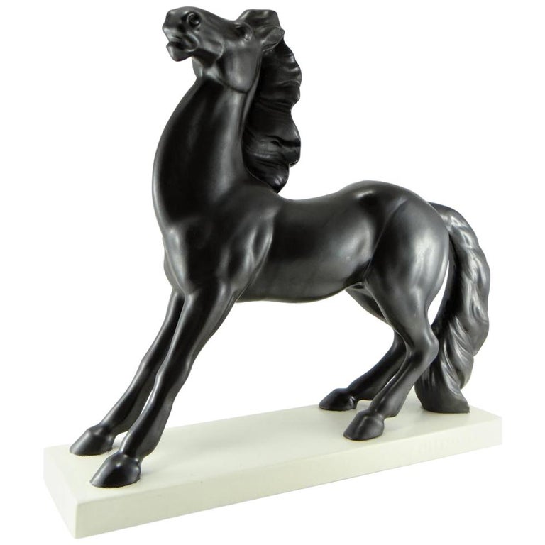 Italian Ceramic Horse For Sale at 1stdibs