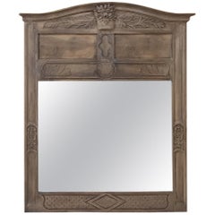 French Provincial Mirrors 43 For At 1stdibs 19th Century Country French Stripped Walnut Mirror