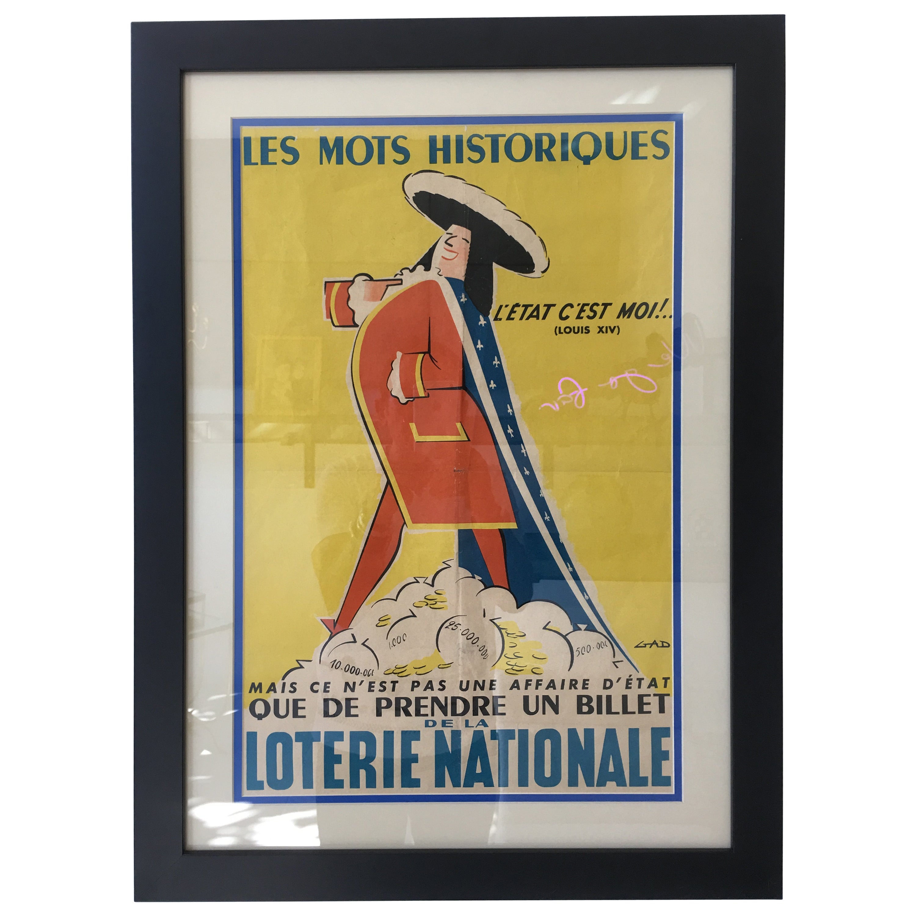 Antique French Poster For Sale at 1stDibs