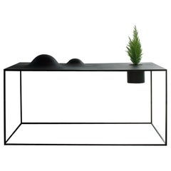 Pocket-Landscape "Colline" Landscape Sculpture in Black Iron by Aldo Cibic