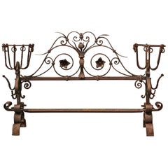 Gothic Fireplace Tools and Chimney Pots