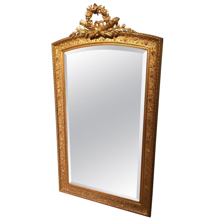 Antique Overmantle Mirror At 1stdibs Antique Gilt Mirror