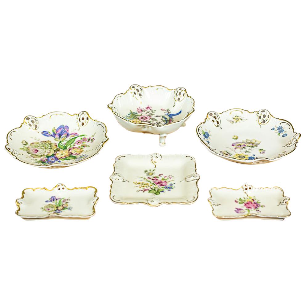 Set of Rosenthal Porcelain Epergnes, circa 1943-1950