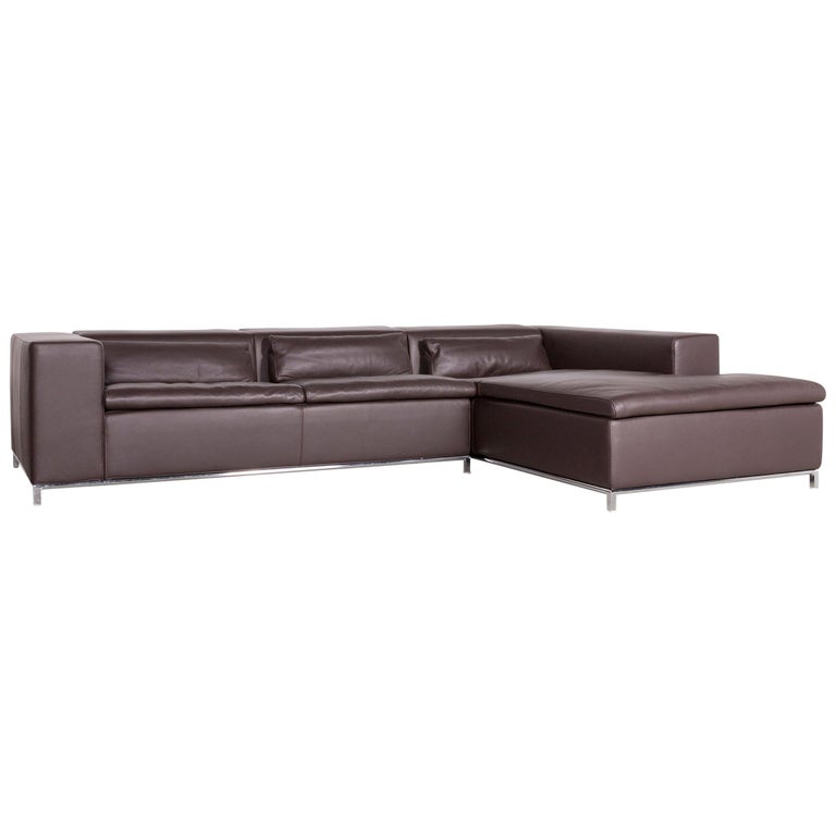 Who S Perfect Designer Leather Corner Sofa Brown Couch For At Who S Perfect Designer Leather Corner Sofa Brown Couch For