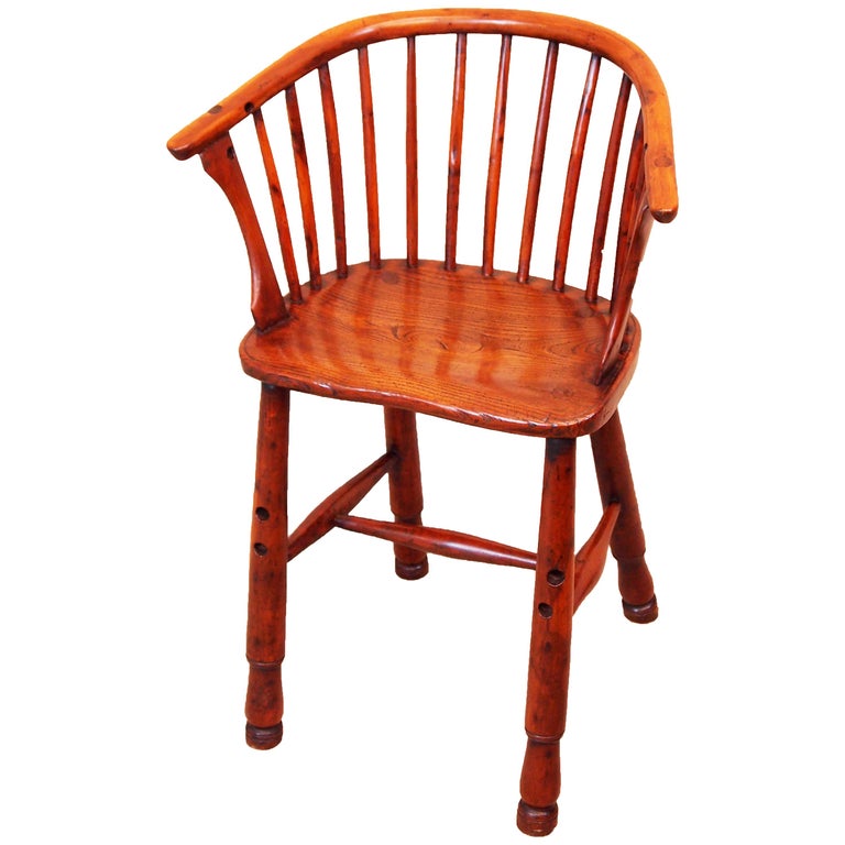 Antique 18th Century Yew Childs High Chair For At 1stdibs Antique 18th Century Yew Childs High Chair For
