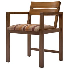 Erich Dieckmann Bauhaus Armchair of Walnut, 1930s