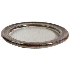 Vintage Vivika & Otto Heino California Studio Art Pottery Stoneware Low Bowl Plate