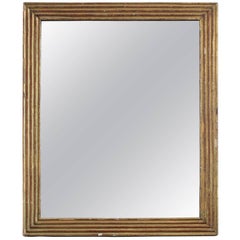 19th Century French Mirror in Giltwood Frame