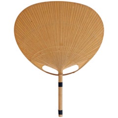 Vintage Uchiwa Bamboo Fan Sconce by Ingo Maurer