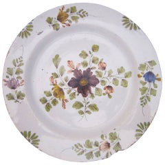 Assiette de présentation de Delft de Liverpool