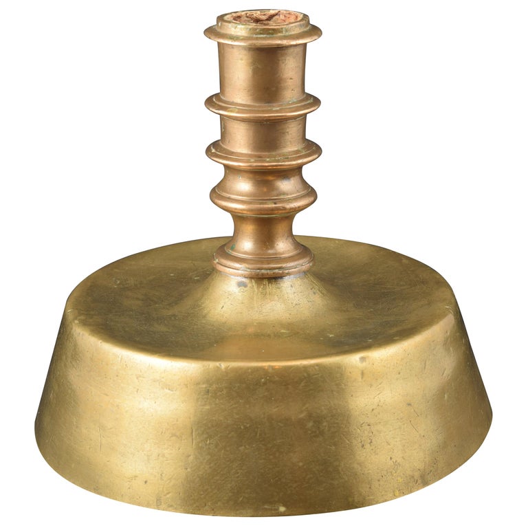 Bronze "Reel" Kerzenhalter, eventuell 16. Jahrhundert 1
