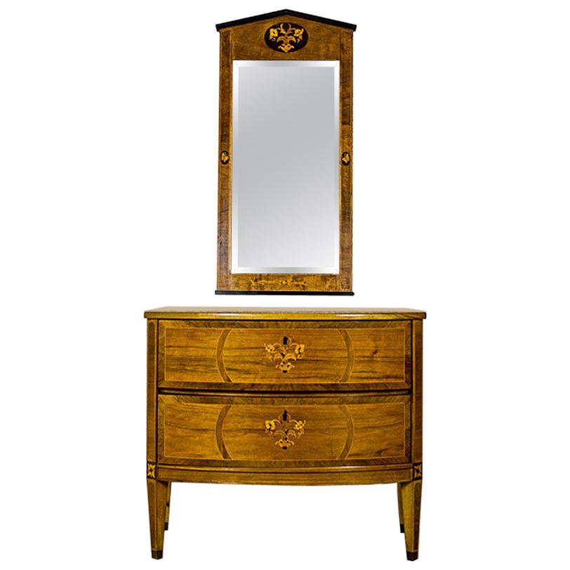 Dresser with a Mirror from the Turn of the 19th and 20th Centuries