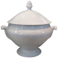 19th Century Acanthus Handled French Tureen with Lid
