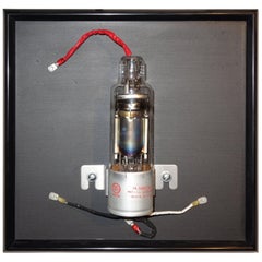 Vacuum Tube Wall Sculpture circa 1950, Rare, Bill Reiter Artist