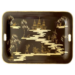 Italienischer italienischer Chinoiserie-Tabletttisch