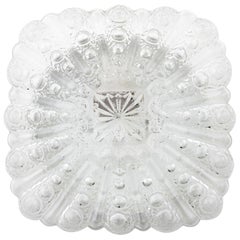 One of Three Bubble Glass Sconces or Flush Mount Lights, 1970s