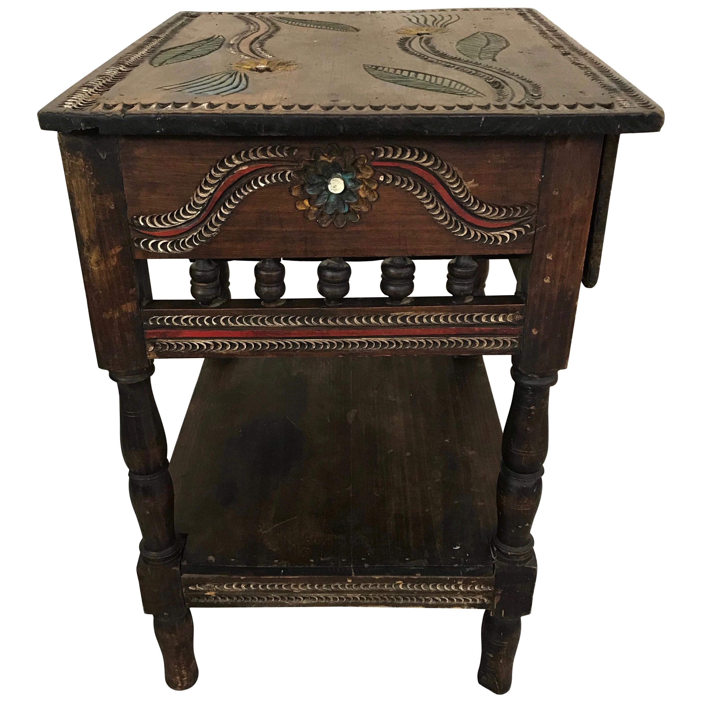 Folk Art Painted Furniture 82 For Sale at 1stdibs
