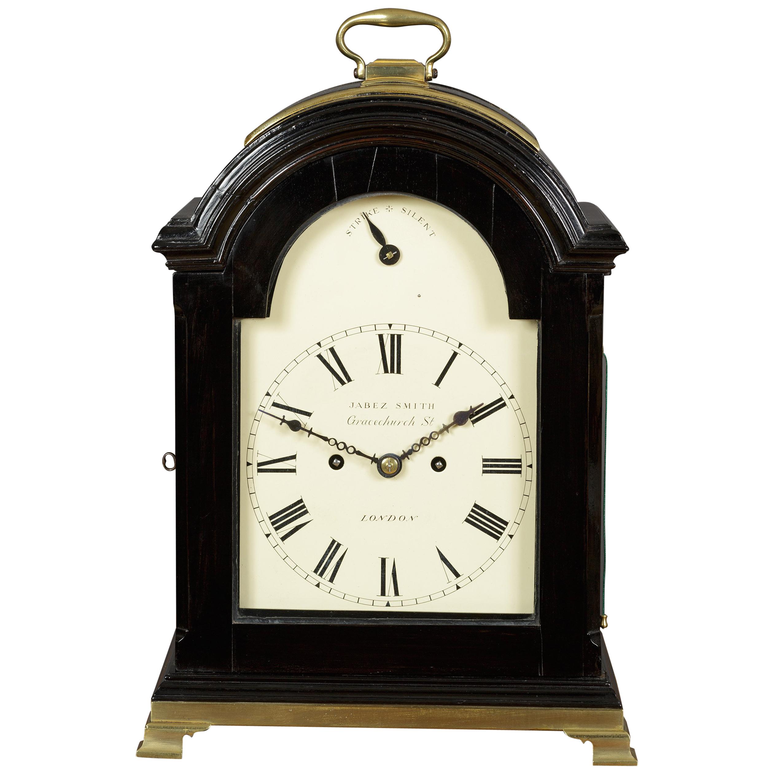 IV Satinwood Veneered Striking Twin Fusee Bracket Clock For Sale
