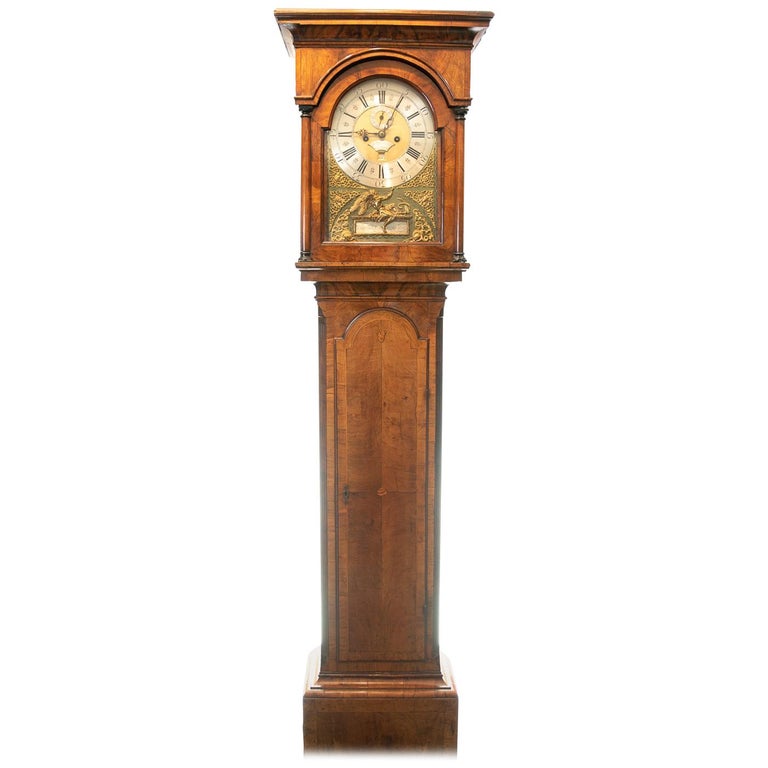 18th Century 8 Day Longcase Clock by William Newman of Norwich For Sale