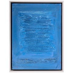 Adja Yunkers "The Blues 1" Signed Acrylic on Board Painting, USA 1980