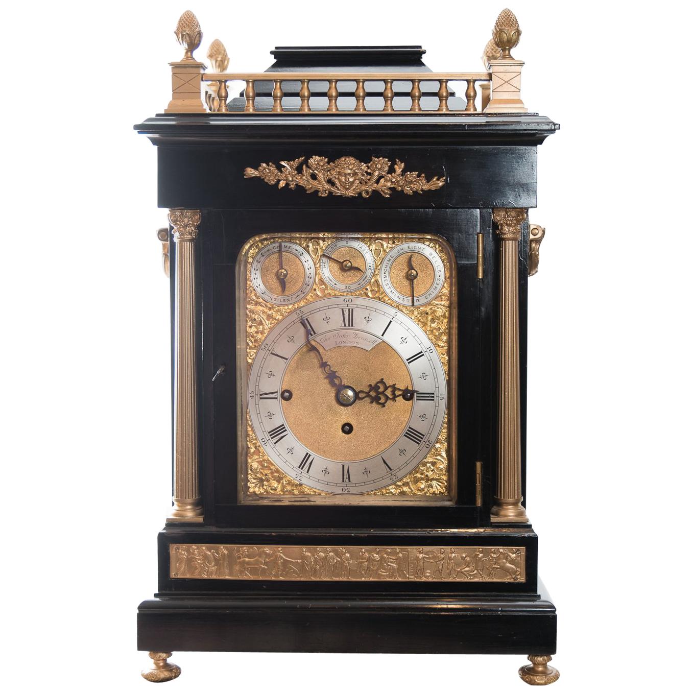 19th Century 8 Day Director's Board Room Clock by Sir John Bennett of London For Sale