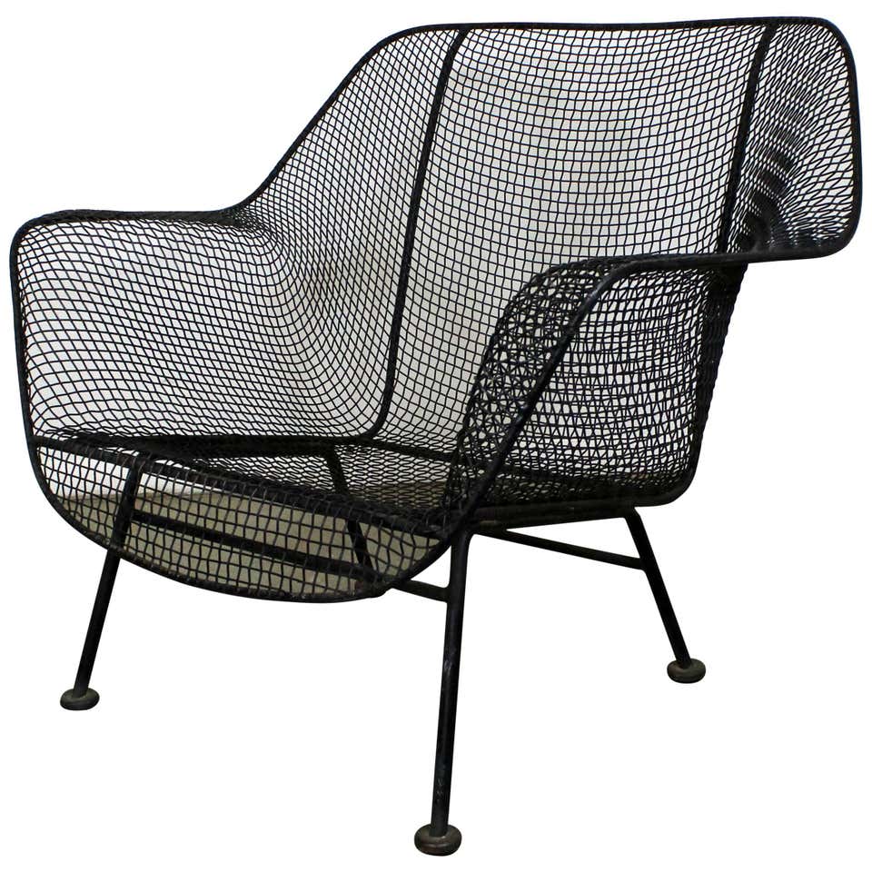 MidCentury Garden Metal Lounge Chairs at 1stdibs