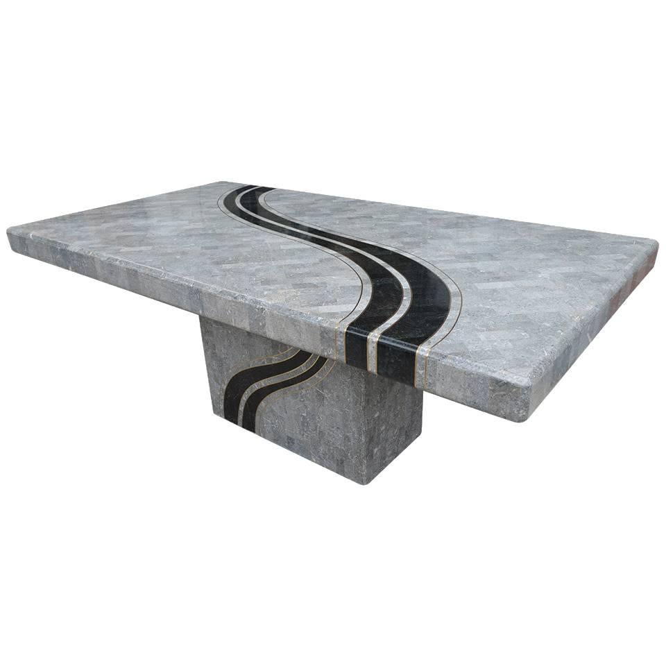 Maitland-Smith Pedestal Dining Table