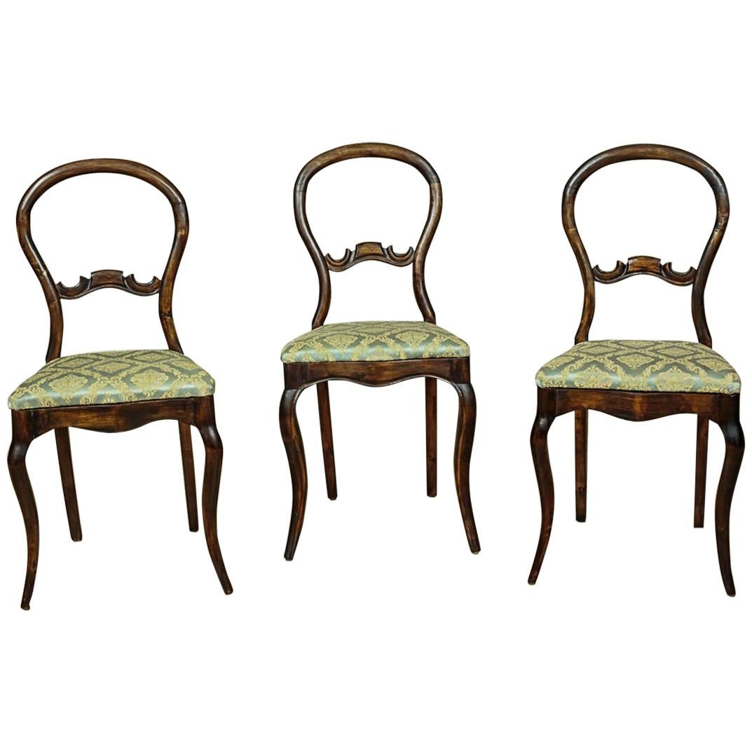 Three Neo-Rococo Chairs from the End of the 19th Century