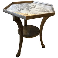 Niermann Weeks Furniture 12 For At 1stdibs Designer Niermann Weeks Hexagonal Silvergilt Mirrored Side End Or Center Table