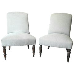 Napoleon III Slipper Chairs