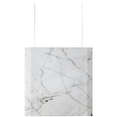 "Werner Sr. Calacatta" Contemporary Ceiling Marble Lamp, in Stock