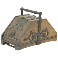 Dr C Dresser, Designed for Benham and Froud, a Rare Gothic Revival Oak Coal Box