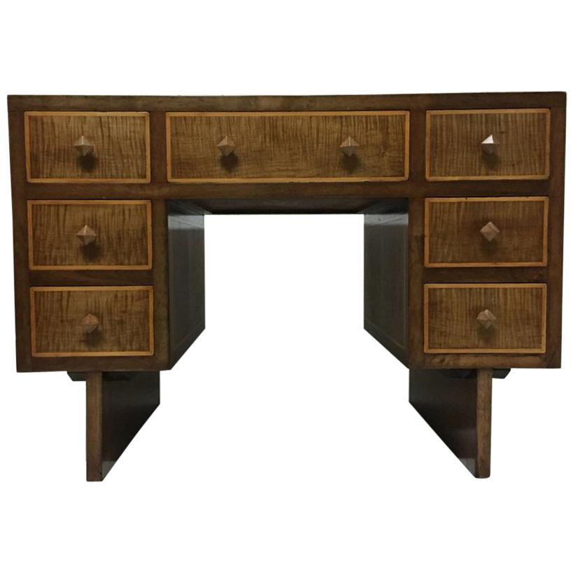 Frank Brangwyn a Rare Desk Originally Designed for the 1931 Pollard Exhibition For Sale