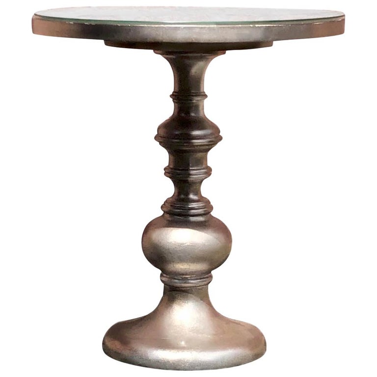 Vintage Hollywood Regency Phyllis Morris Sculptural Bronzed Round Vintage Hollywood Regency Phyllis Morris Sculptural Bronzed Round Side Table For