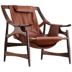 Brazilian Rosewood Lounge Chairs by Liceu de Artes e Officios, Midcentury