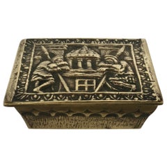 Max Le Verrier French Art Deco Bronze Jewelry Box 