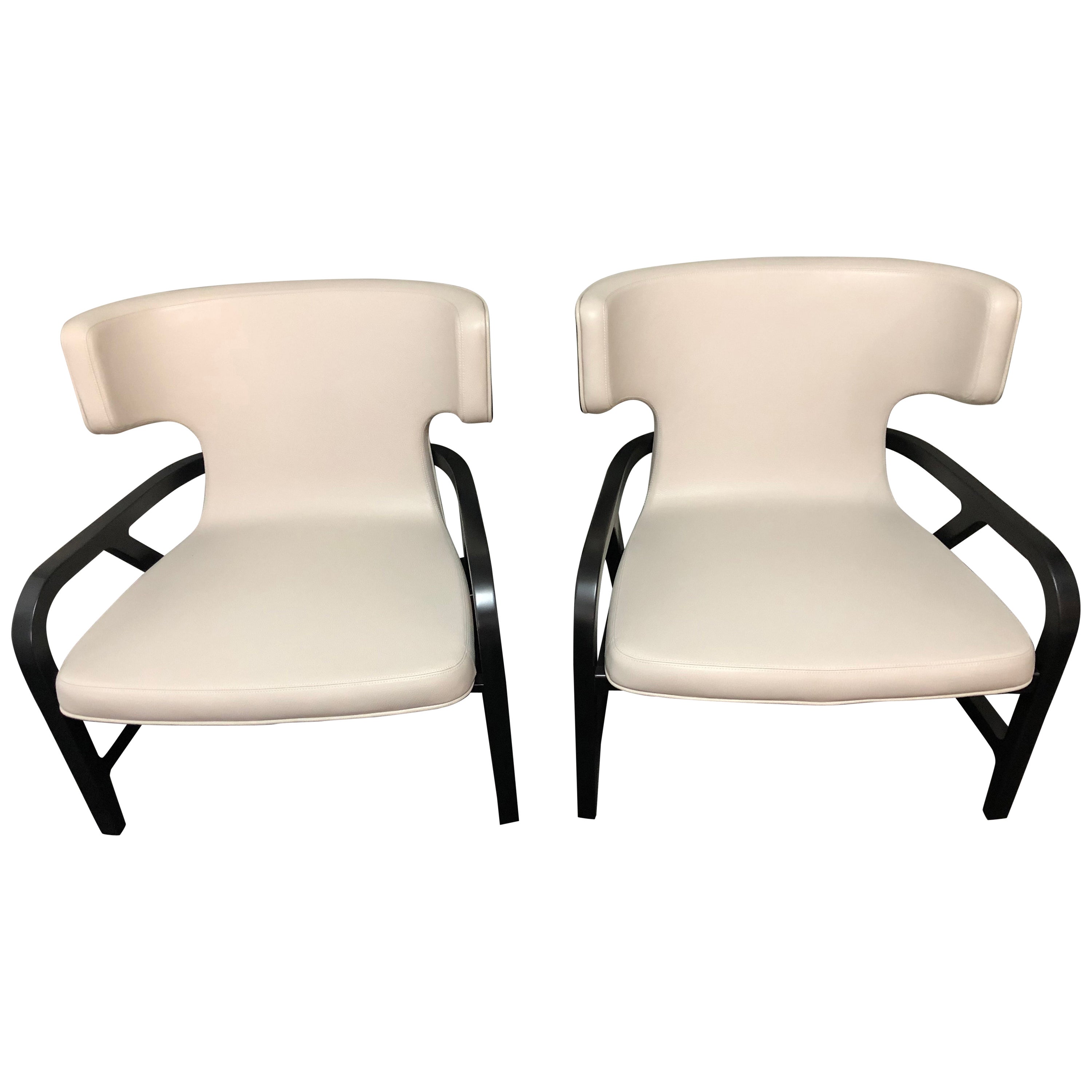 Maxalto Lux Caratos Armchair - Milo 200 fabric Graphite Painted Frame For Sale at 1stDibs