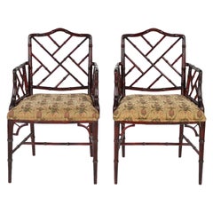 Chinese Chippendale Armchairs