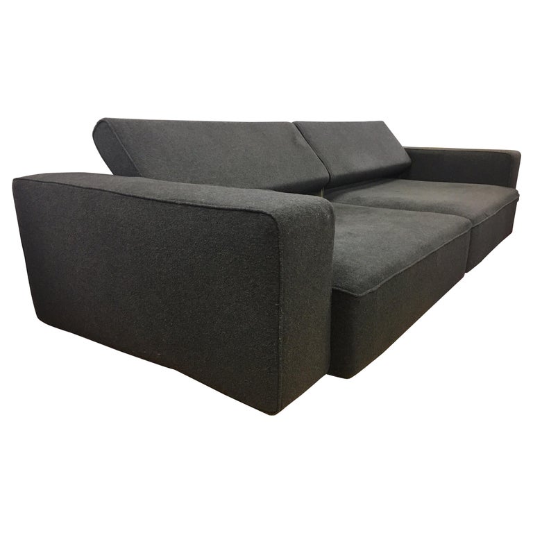 Pair Of Matching B Italia Sofas Made In Italy Paolo Piva Design Pair Of Matching B Italia Sofas Made In Italy Paolo Piva Design Two Piece For