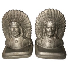 Antique Pair of Indian Bookends