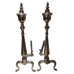 Hollywood Regency Andirons