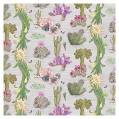 Papel Pintado Cactus Mexicanos en Paloma Botánica