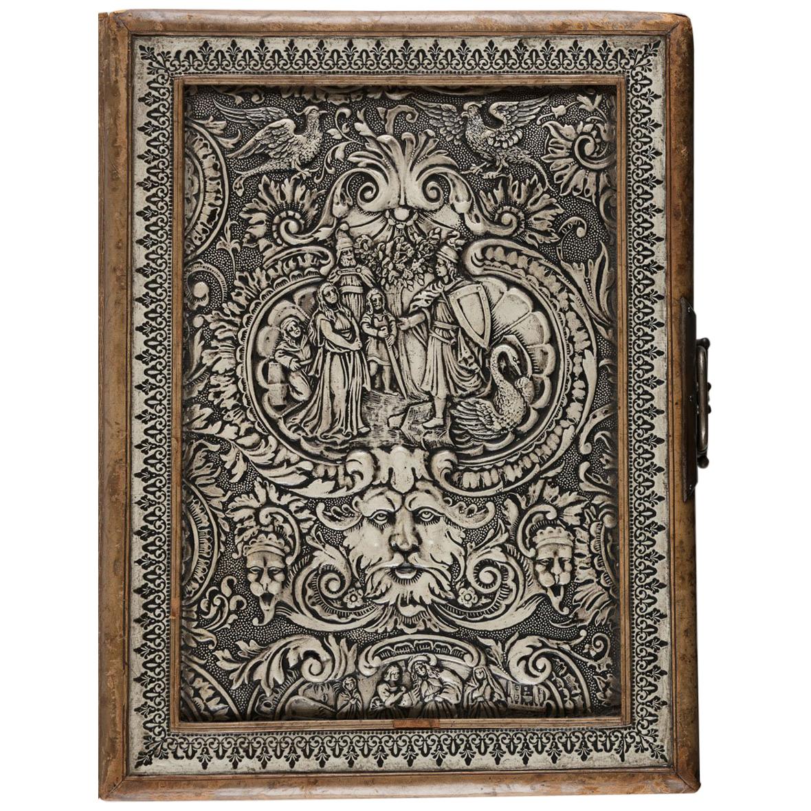 Gothic Ornamented Leather Bound Album for Photographs