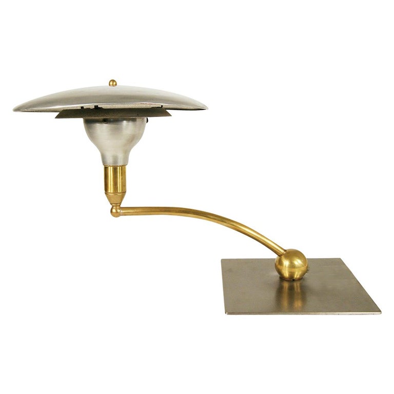 M.G. Wheeler "Sight Light" Saucer Swivel Desk Lamp at 1stDibs | sight light  lamp, mg wheeler lamp, mg lamp