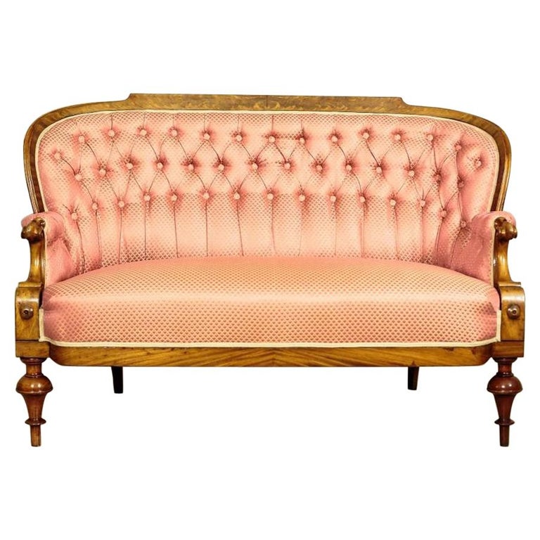 Eclectic Mahogany Sofa Circa 1890 New Upholstery For At 1stdibs Eclectic Mahogany Sofa Circa 1890 New Upholstery